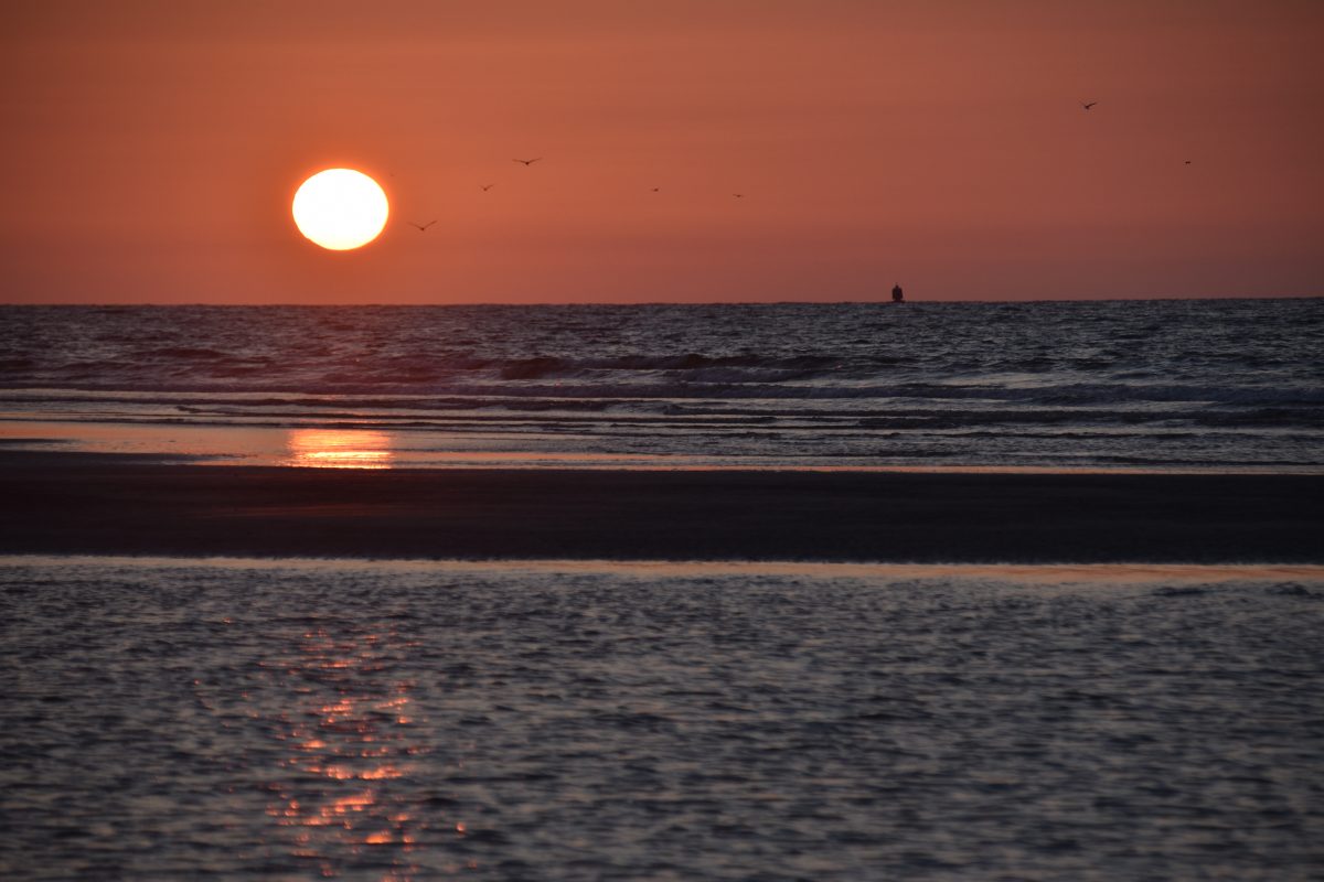 Zonsondergang Vlieland, Zon, Zonsondergang, vlieland